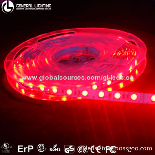 5050 RGB 24V DC LED Flexible Strip with Built-in Constant Current IC, Long Lifespan